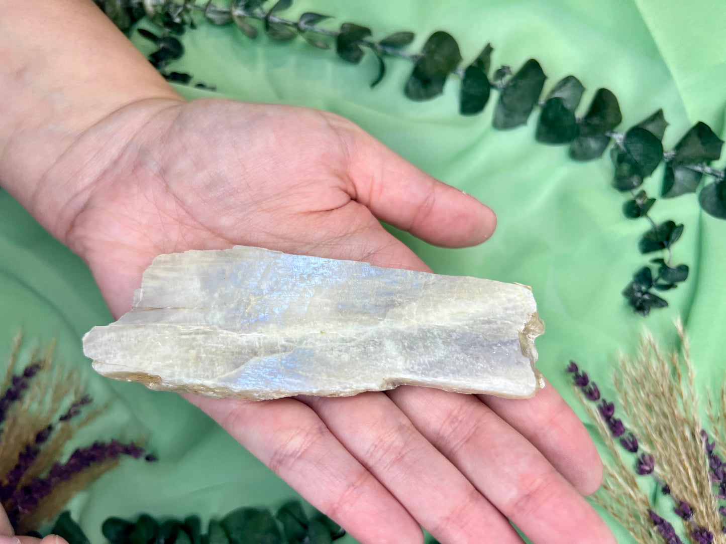 Blue Moonstone Slice
