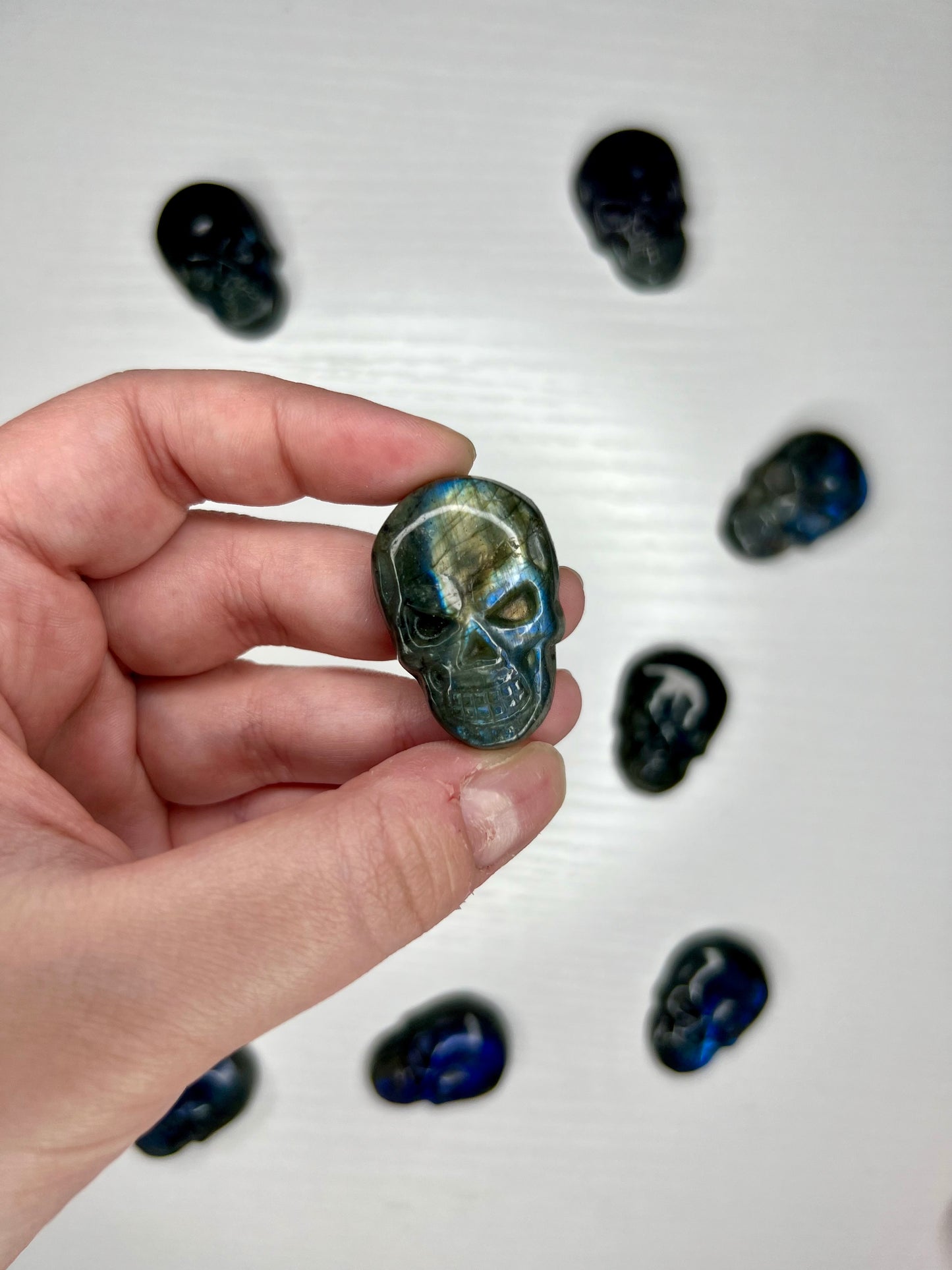 Labradorite Skull