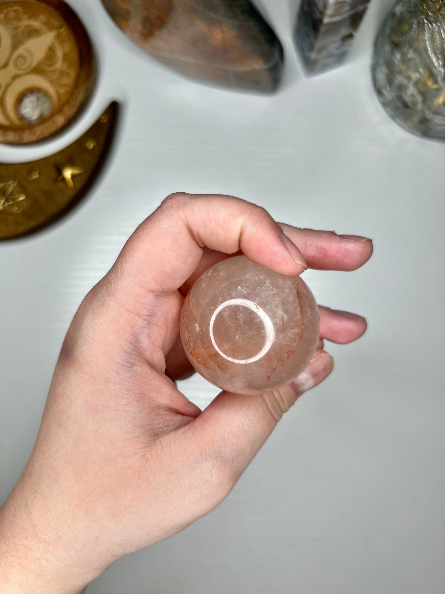 Fire Quartz Sphere
