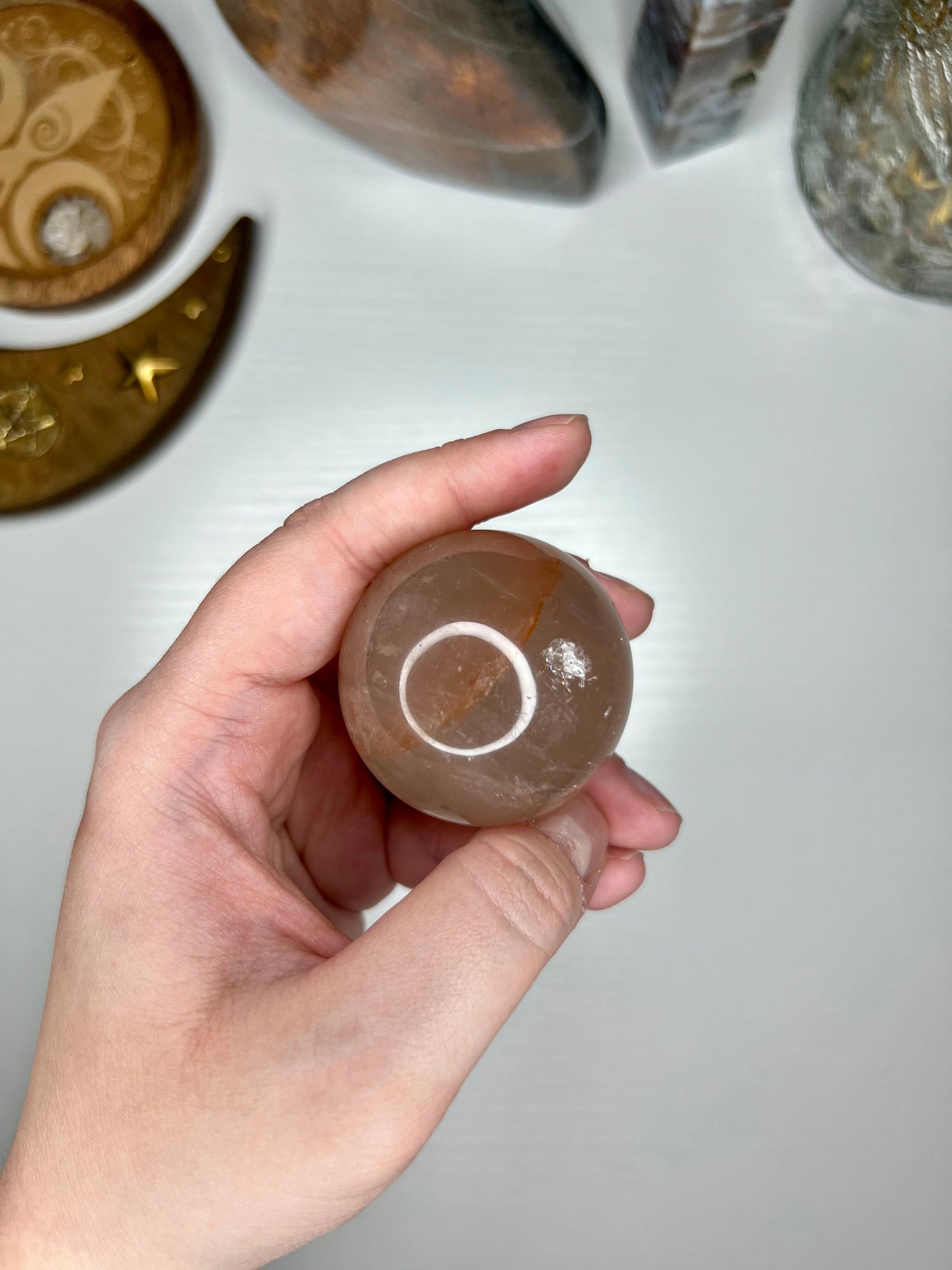 Fire Quartz Sphere