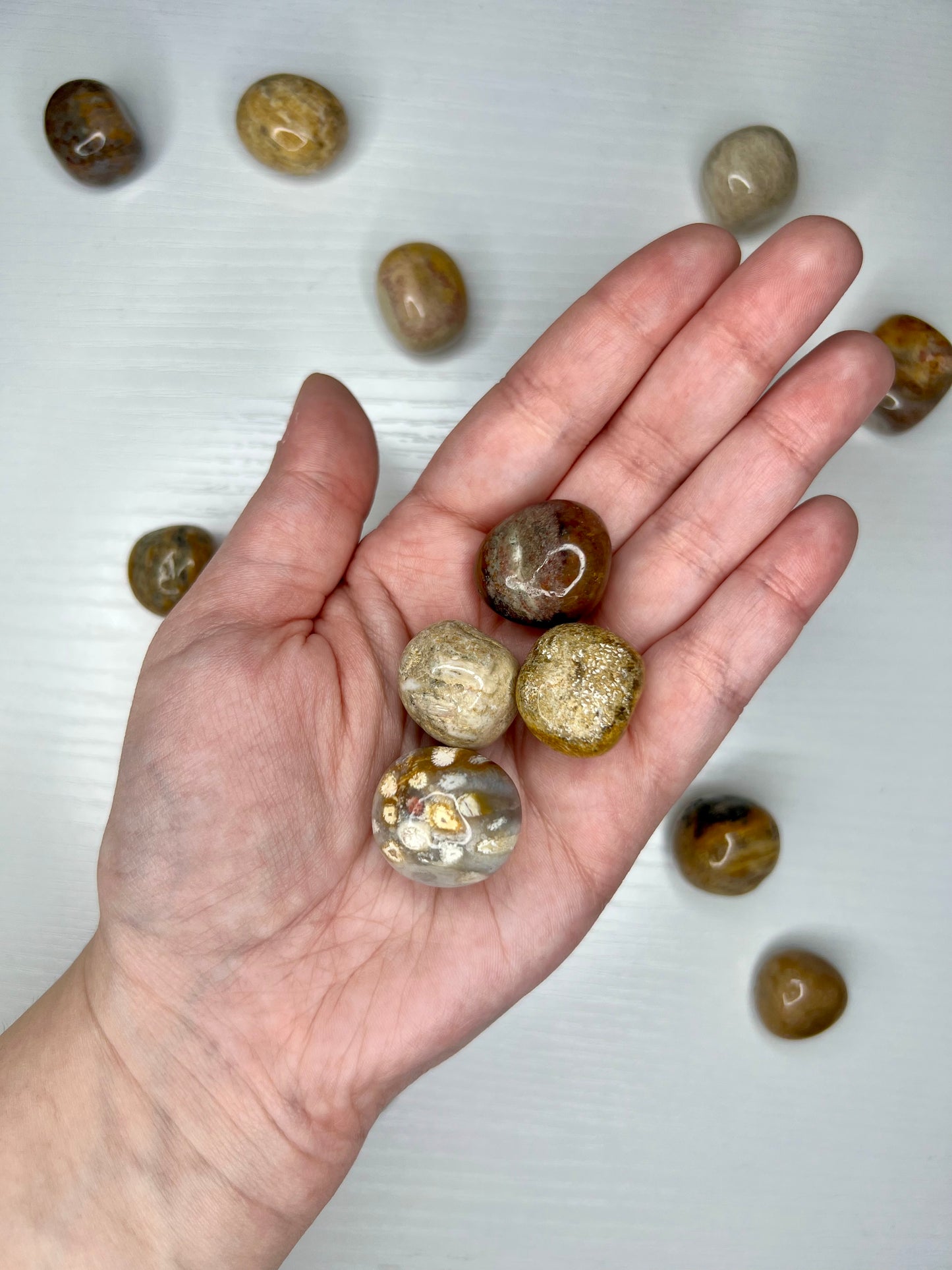 Coral Jade Tumble