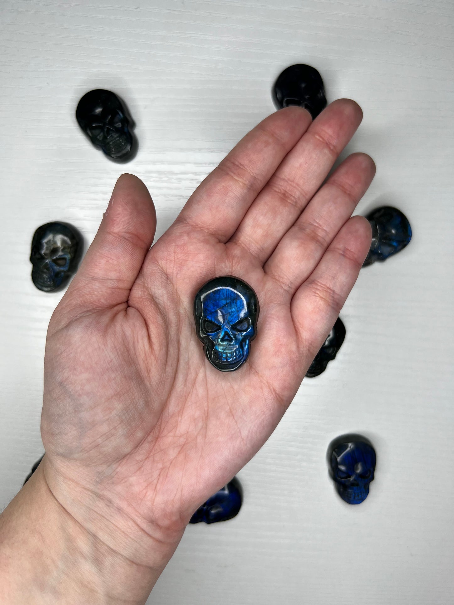 Labradorite Skull