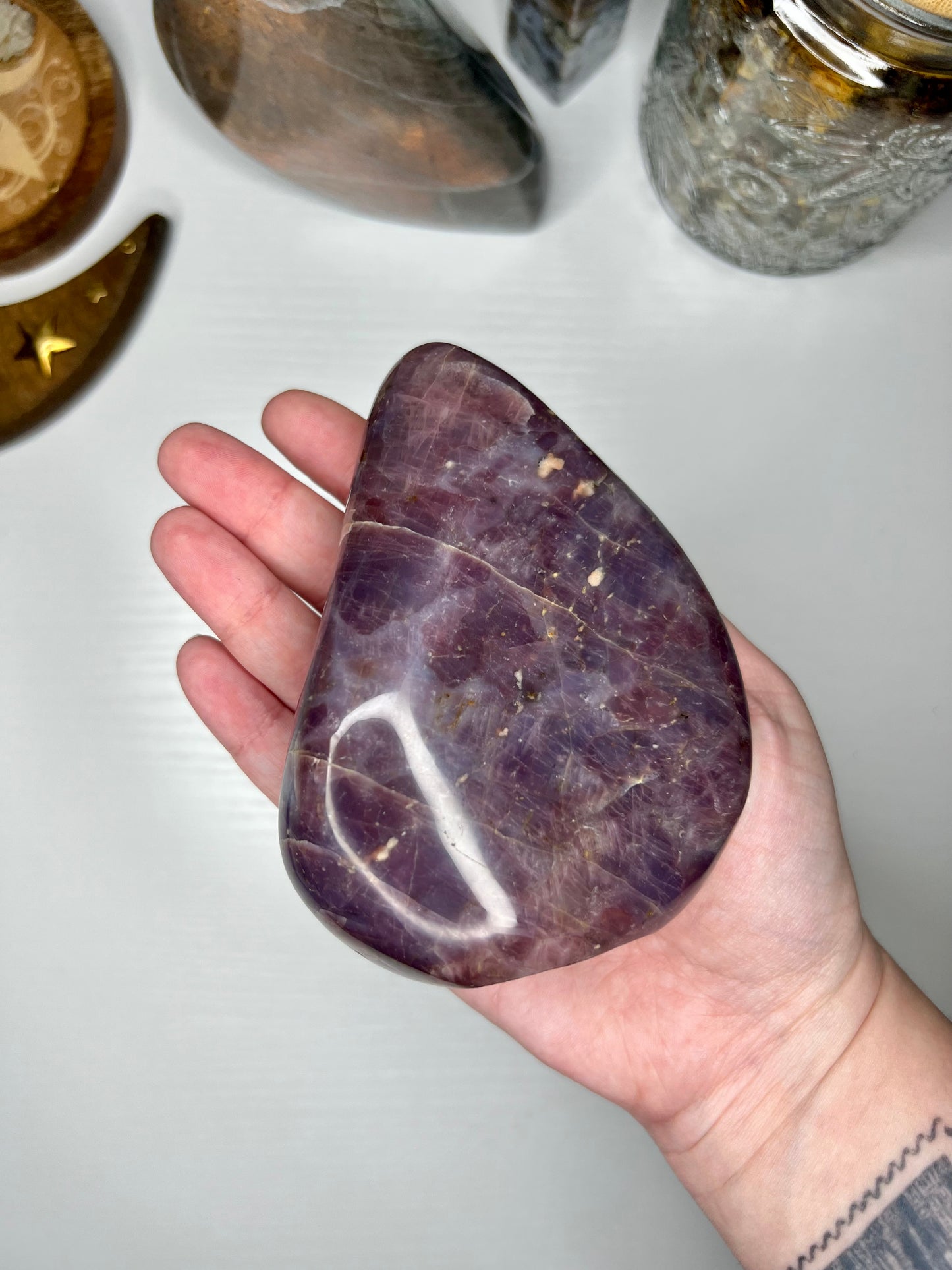 Blue Rose Quartz Freeform