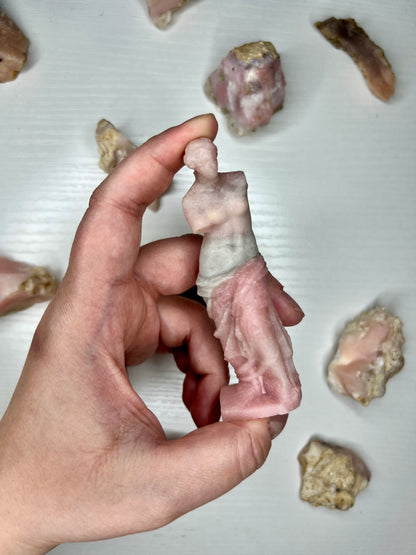 Pink Opal Venus de Milo Statue