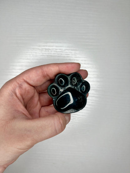 Moss Agate Cat Paw