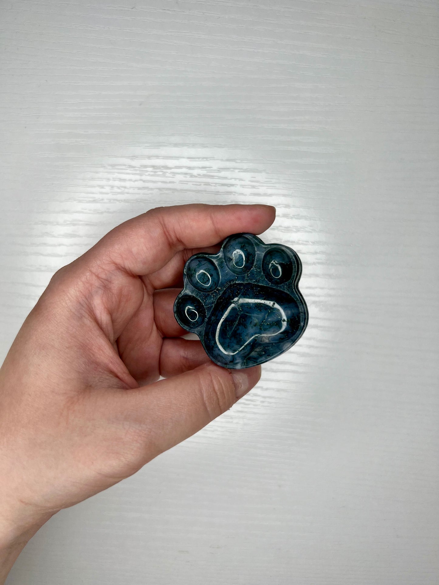 Moss Agate Cat Paw